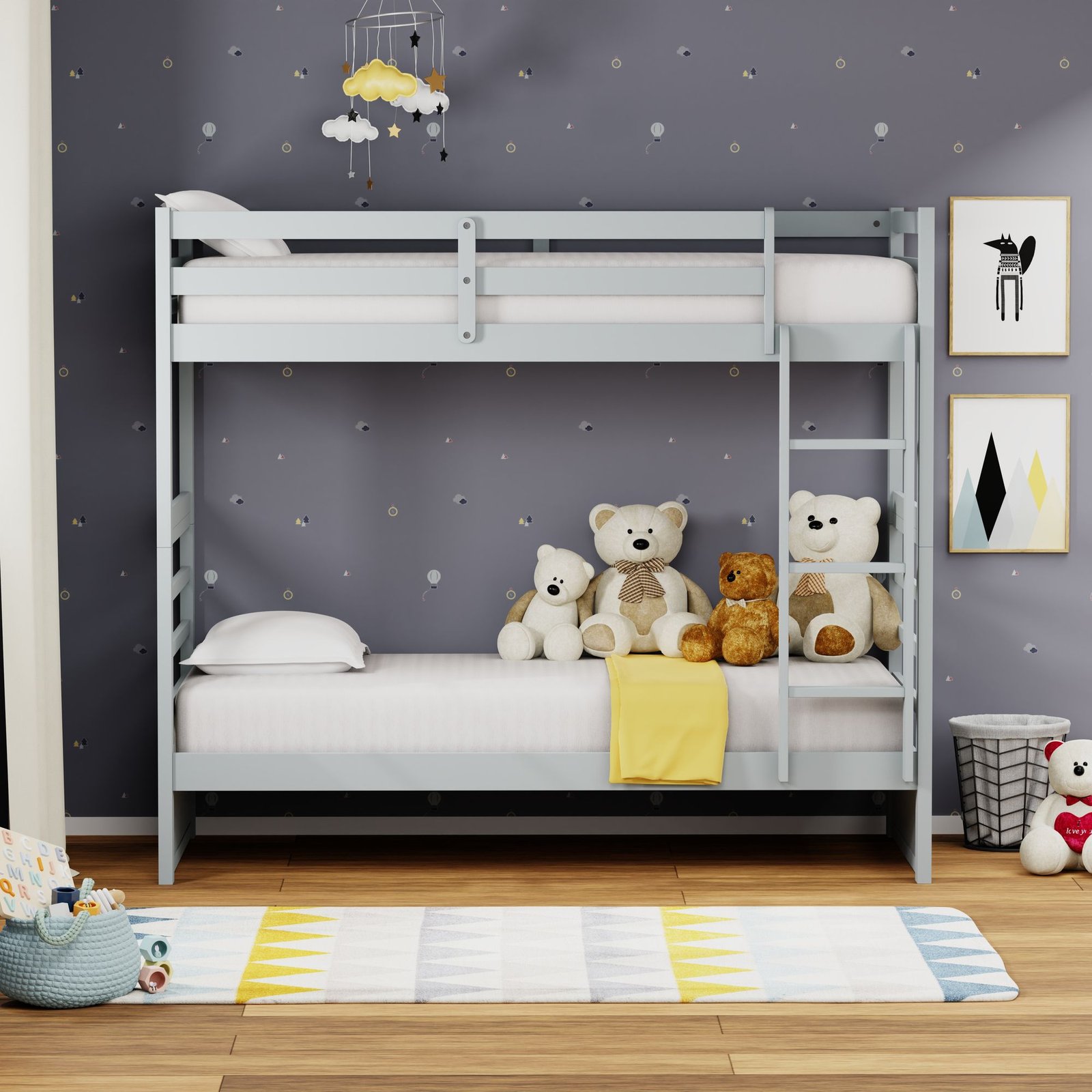Plana Solid Wood Bunk Bed - Image 3