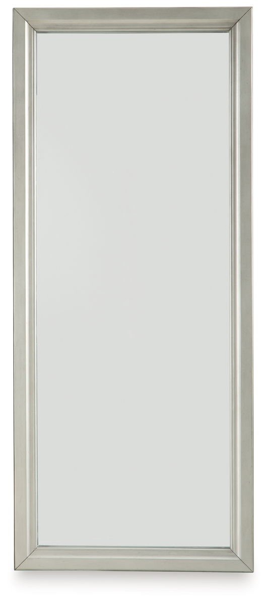 Evesen - Floor Standing Mirror With Storage - Champagne - Image 2