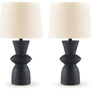 Scarbot - Paper Table Lamp (Set of 2) - Distressed Black