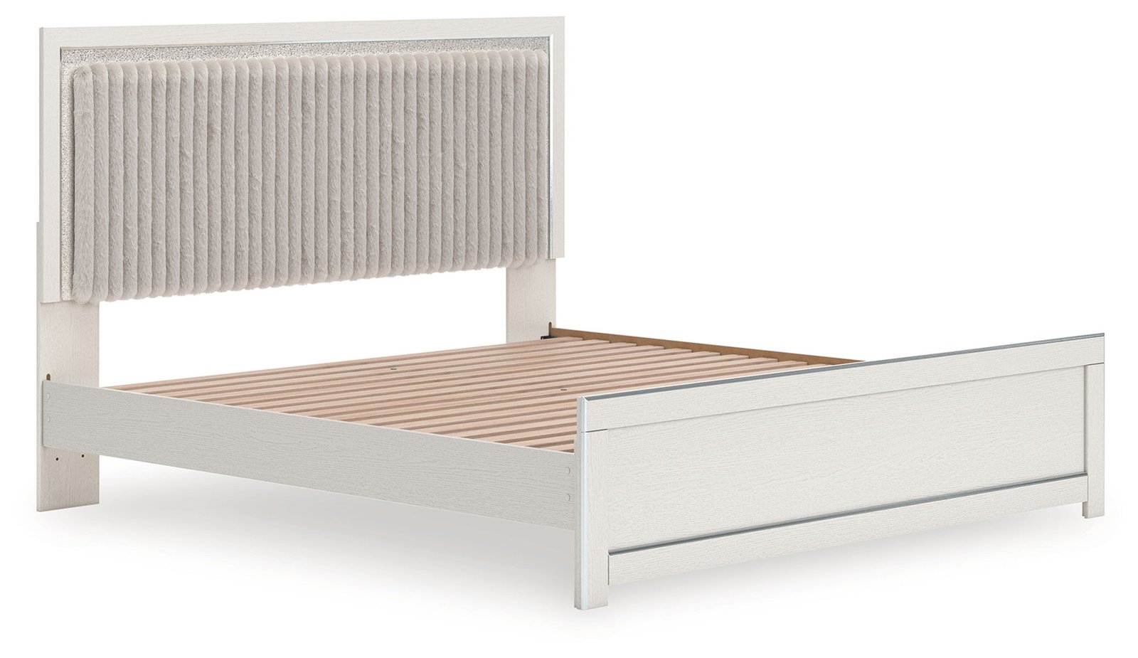 Zuraleus - Upholstered Panel Platform Bed With Roll Slats - Image 10