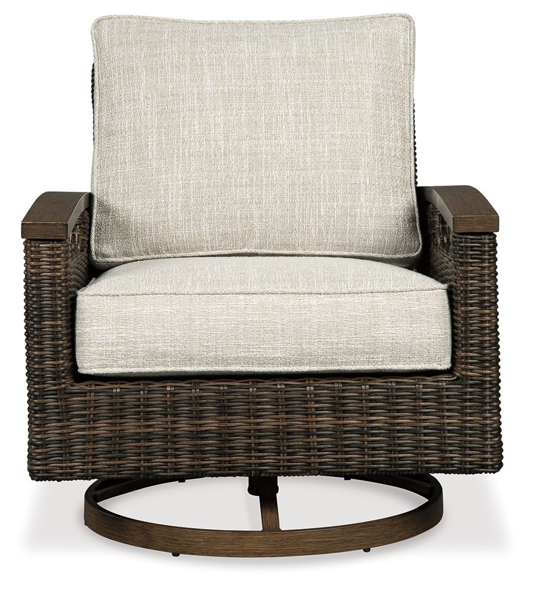 Paradise Trail - Swivel Lounge Chair (Set of 2) - Medium Brown - Image 2