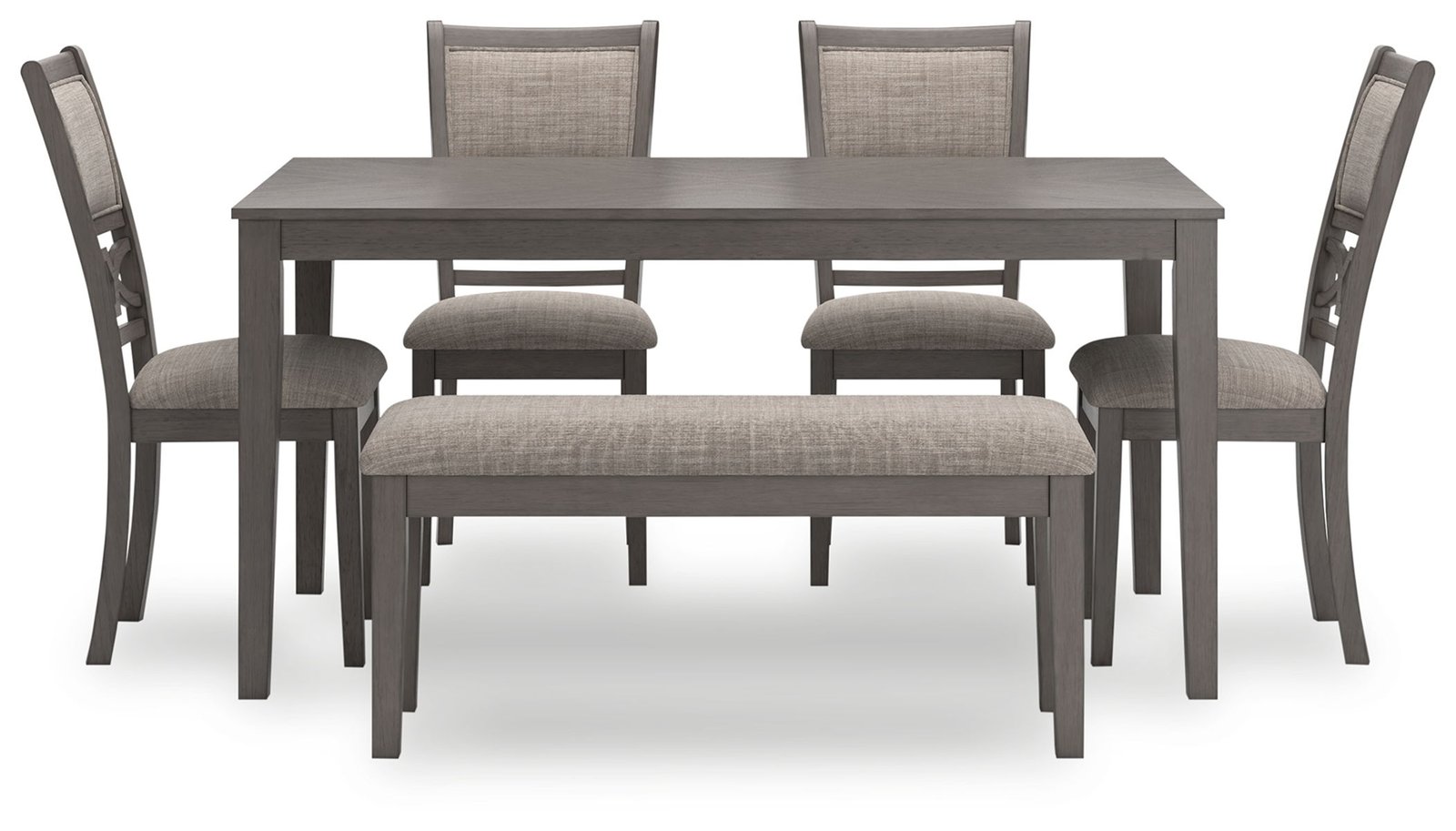 Wrenning - Dining Room Table Set (Set of 6) - Gray - Image 3