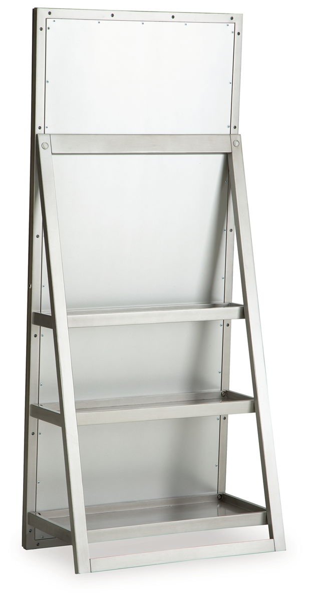 Evesen - Floor Standing Mirror With Storage - Champagne - Image 4