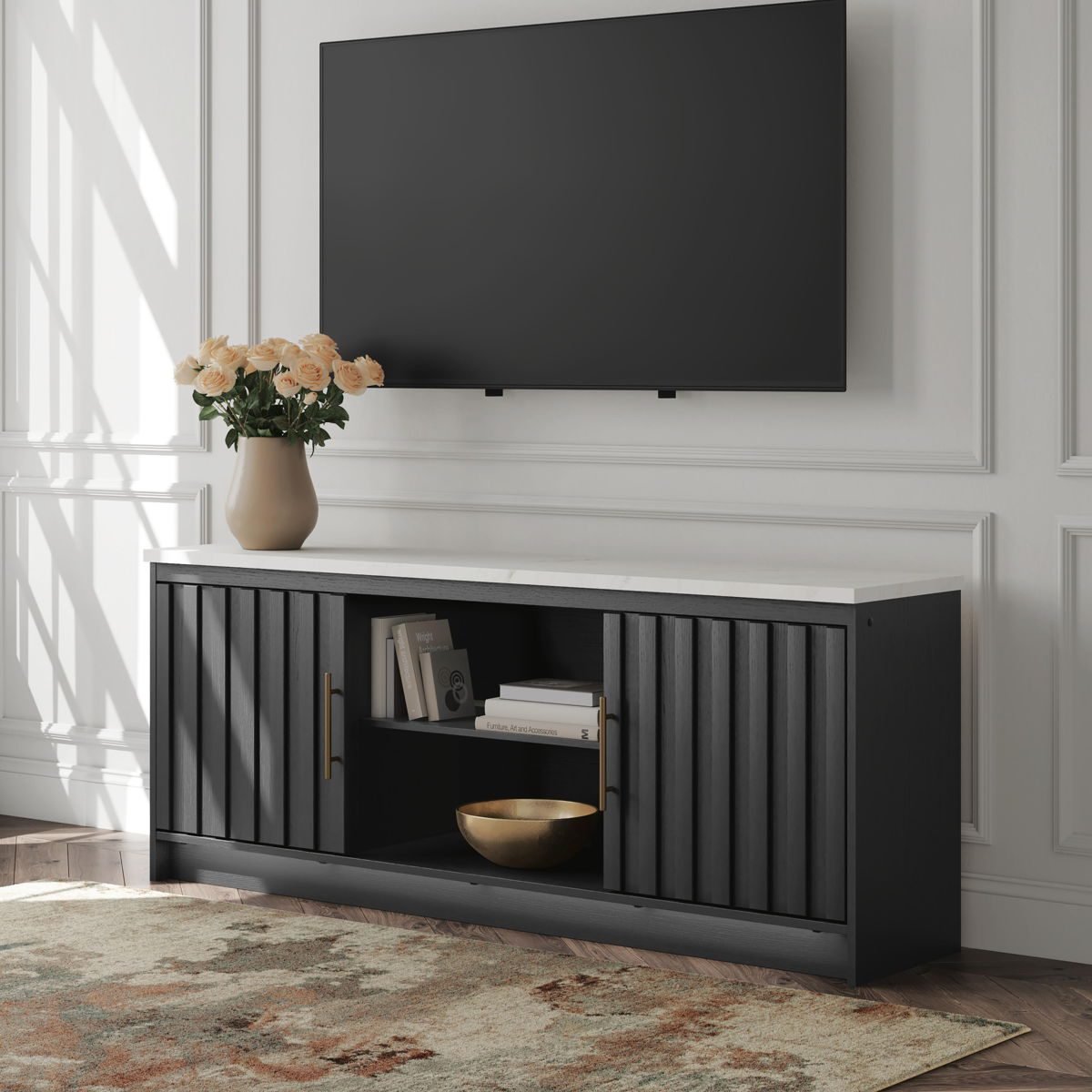 Cadmori - TV Stand With Fireplace Option - Image 10