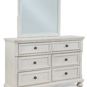Robbinsdale - Dresser, Mirror - Youth - Antique White