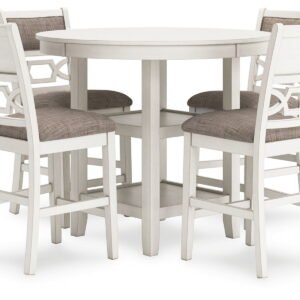 Erinberg - Dining Room Counter Table Set (Set of 5) - Antique White