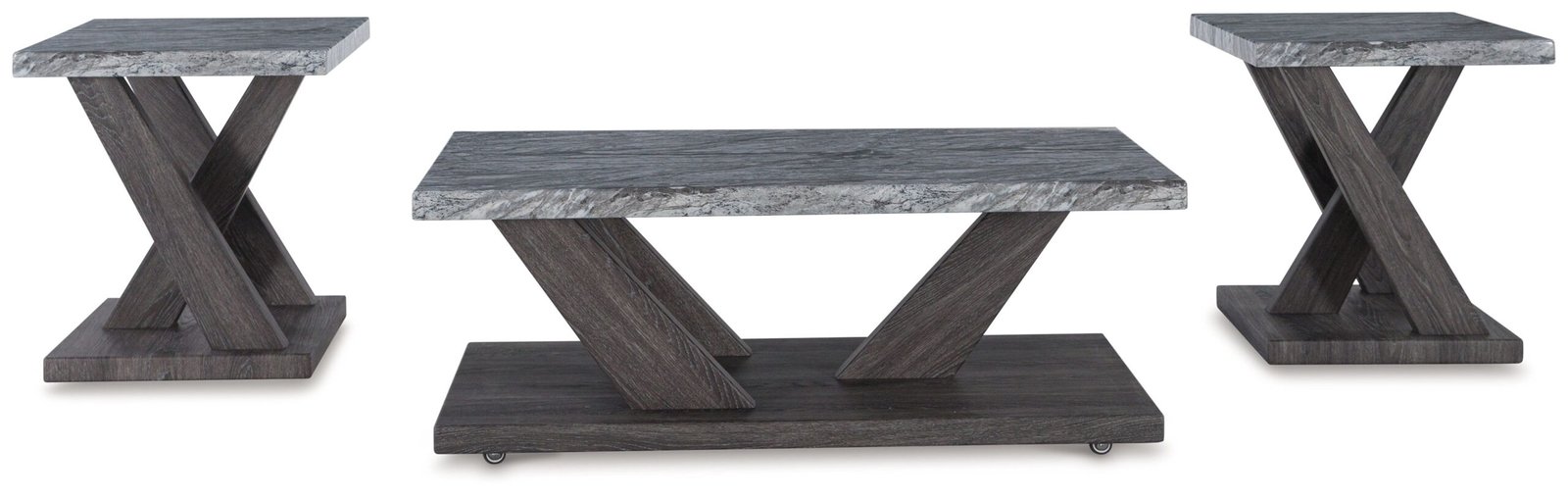 Bensonale - Occasional Table Set (Set of 3) - Brown / Gray - Image 3
