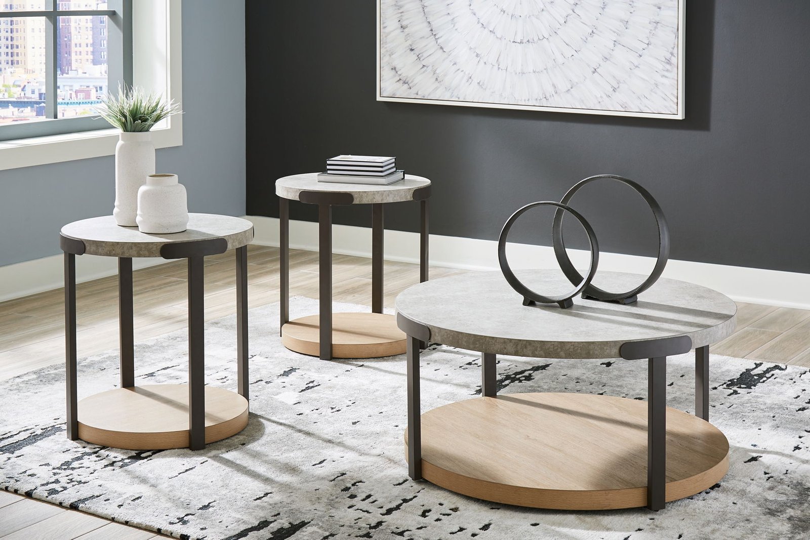 Darthurst - Occasional Table Set (Set of 3) - Light Brown - Image 3