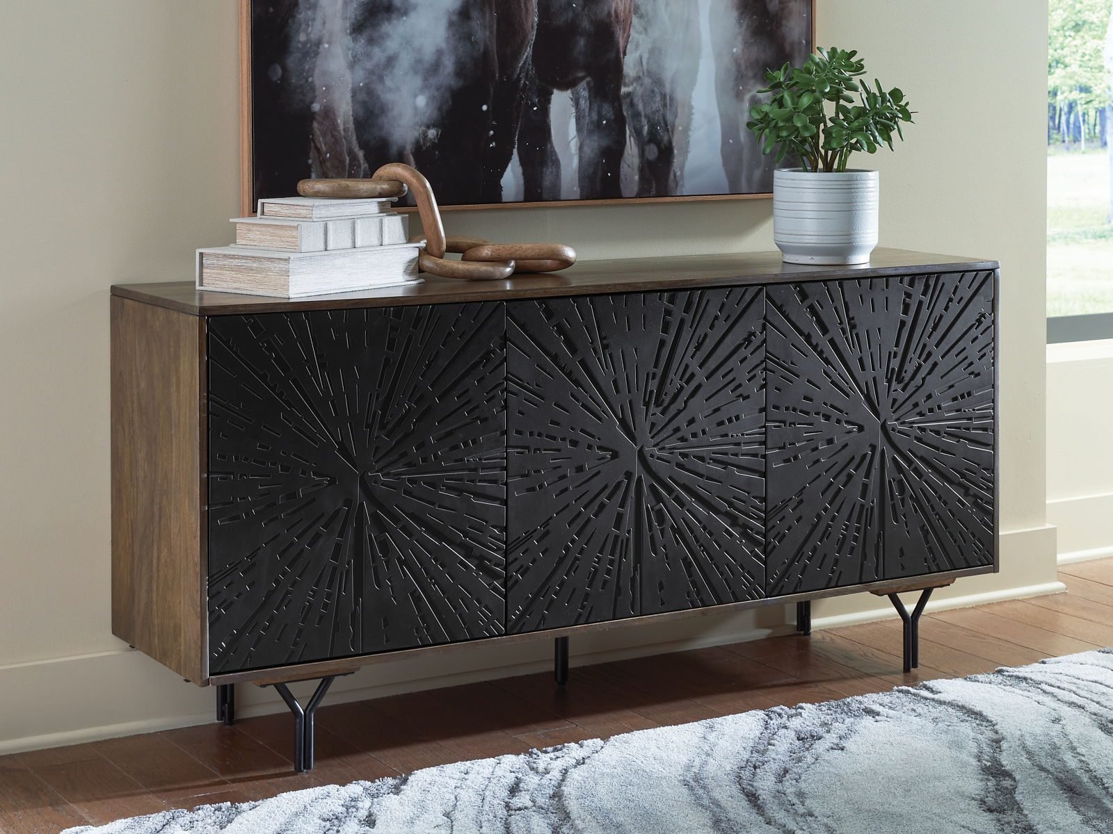 Lavinmont - Accent Cabinet - Multi Brown - Image 3