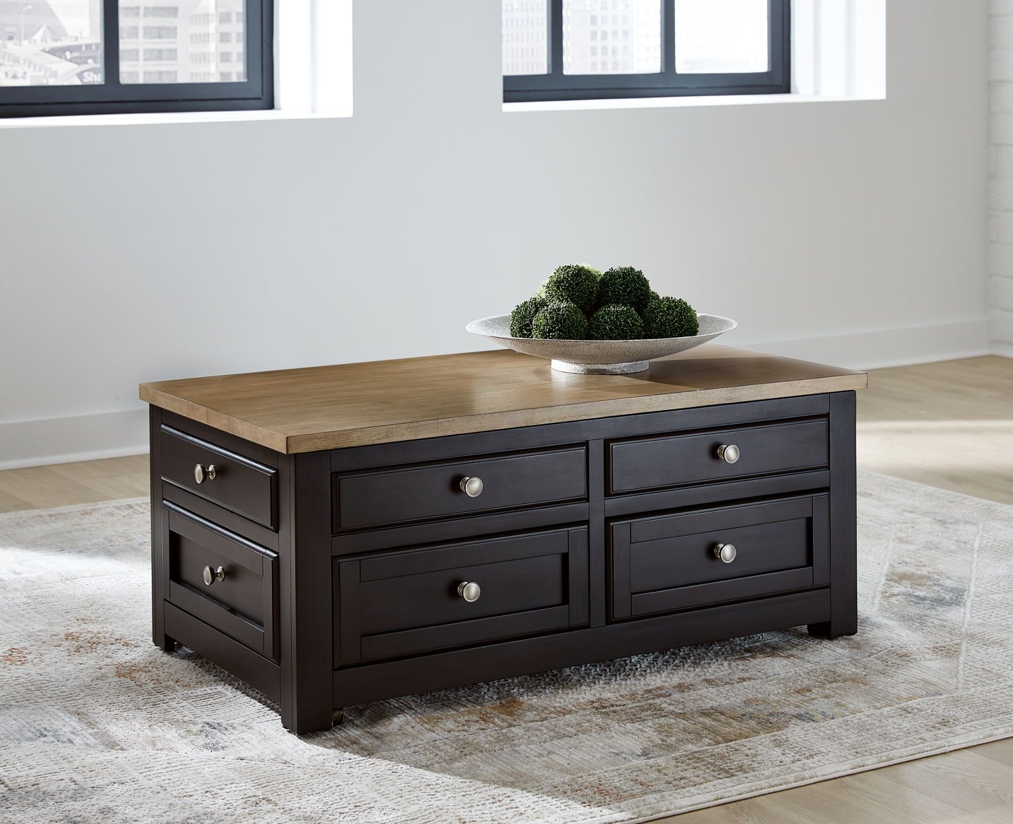Drazmine - Lift Top Cocktail Table - Brown - Image 2