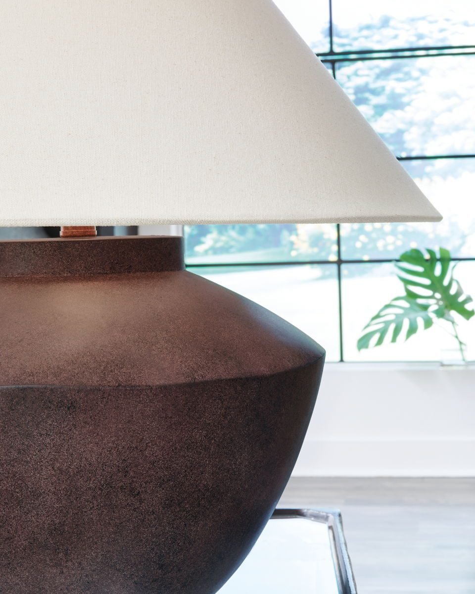 Honsworth - Poly Table Lamp - Antique Brown - Image 4