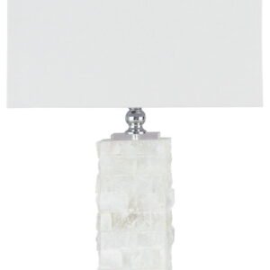 Malise - Alabaster Table Lamp - White
