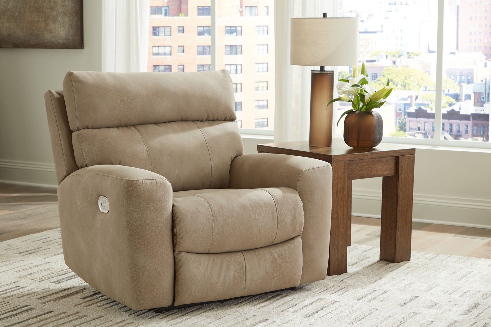 Next-Gen Durapella - Power Recliner With Adj Headrest - Image 5