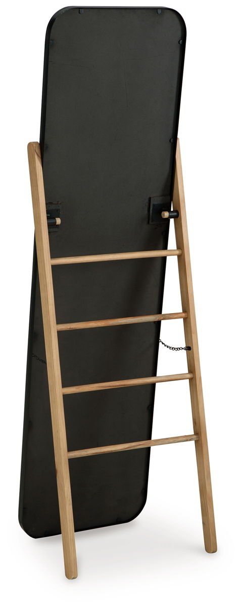 Bronick - Floor Mirror - Black / Brown - Image 2
