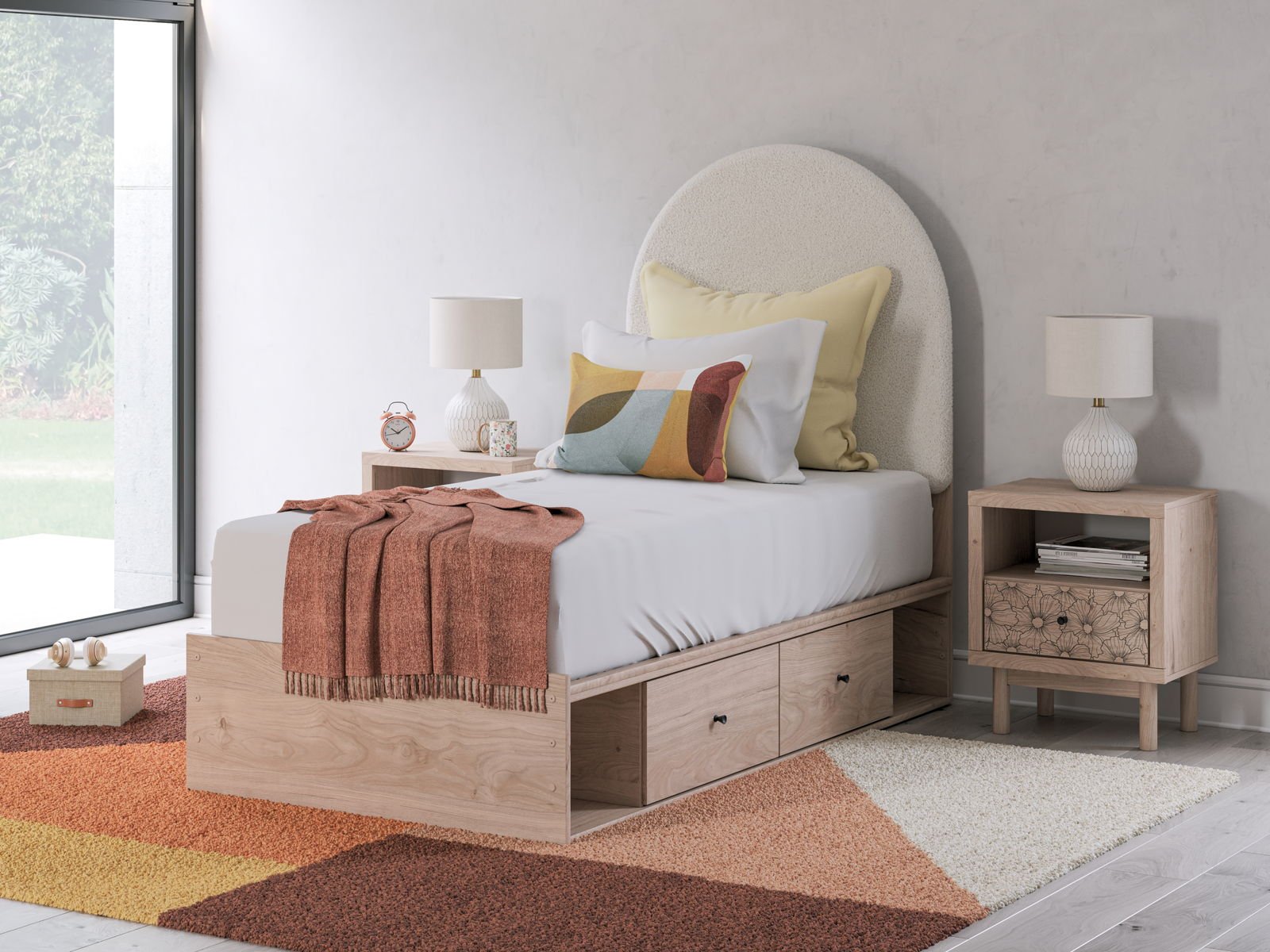 Arloster - Upholstered Panel Bed - Image 13
