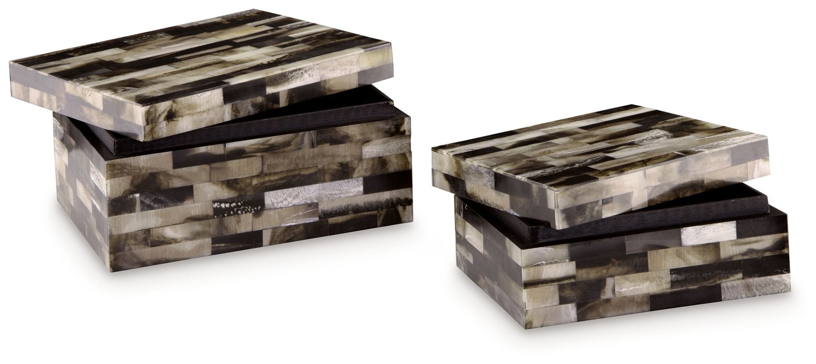 Ellford - Box Set (Set of 2) - Black / Brown / Cream - Image 2