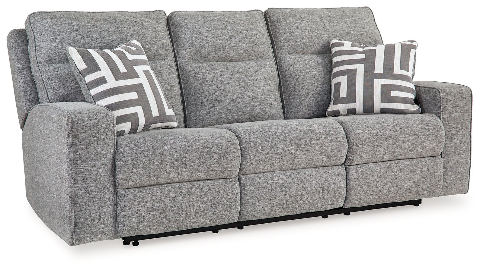 Biscoe - Power Reclining Sofa With Adj Headrest - Pewter - Image 4