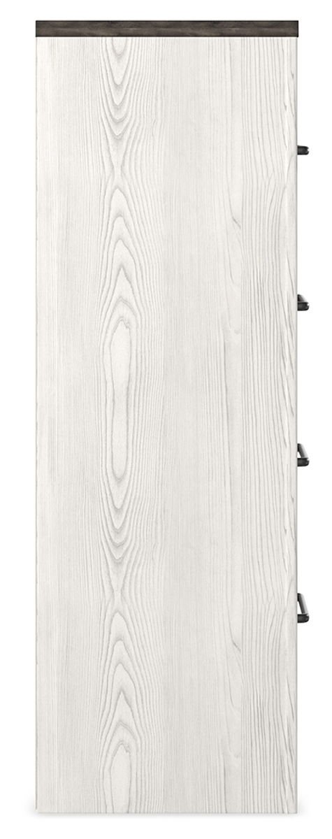 Gerridan - Four Drawer Chest - White / Gray - Image 4