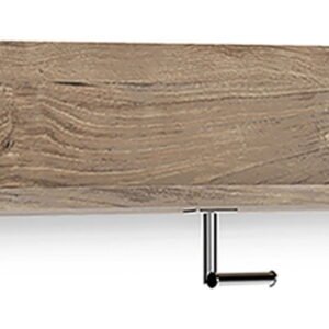 Oliah - Wall Mounted Coat Rack w/Shelf - Natural