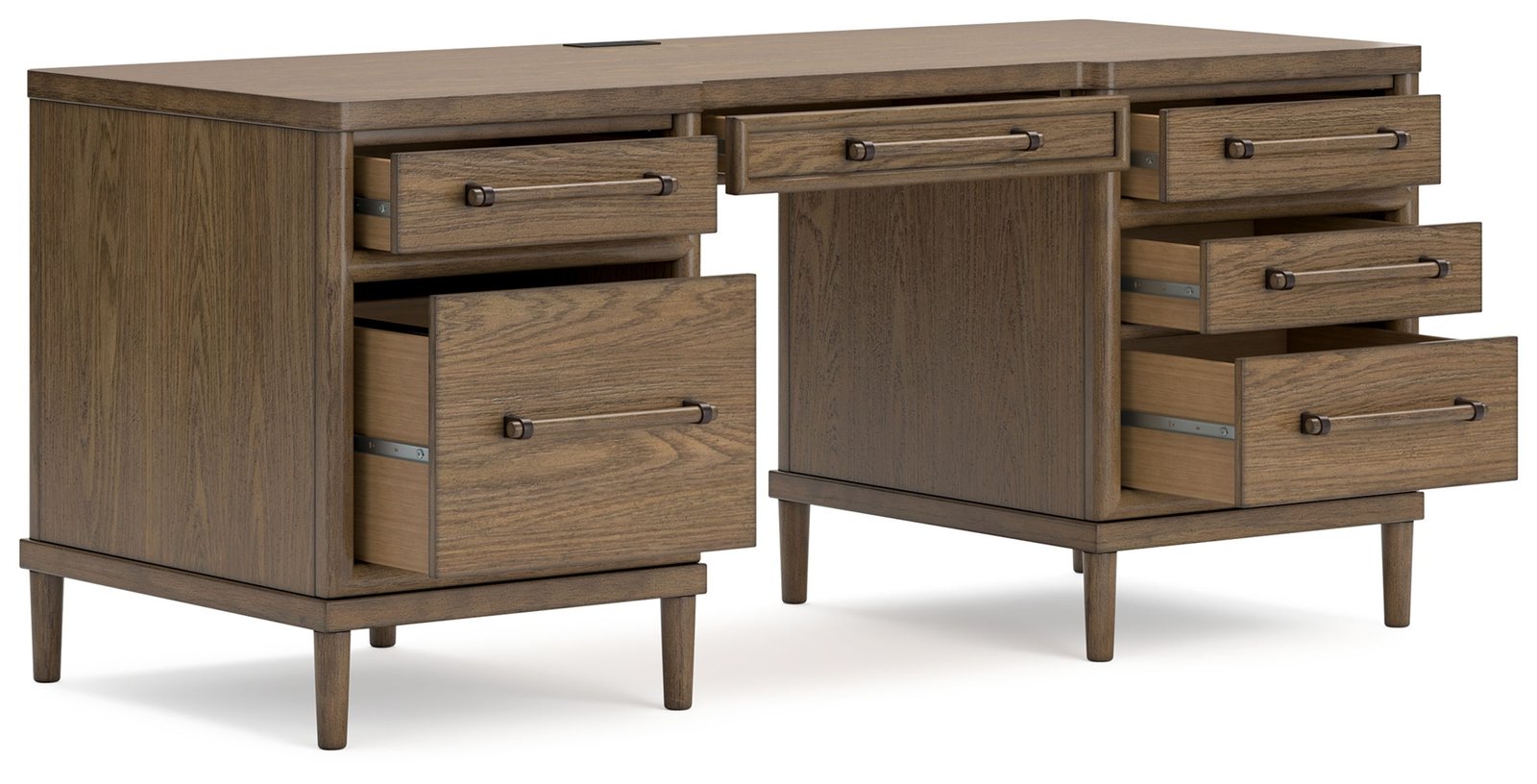 Roanhowe - Home Office Desk - Brown - Image 3
