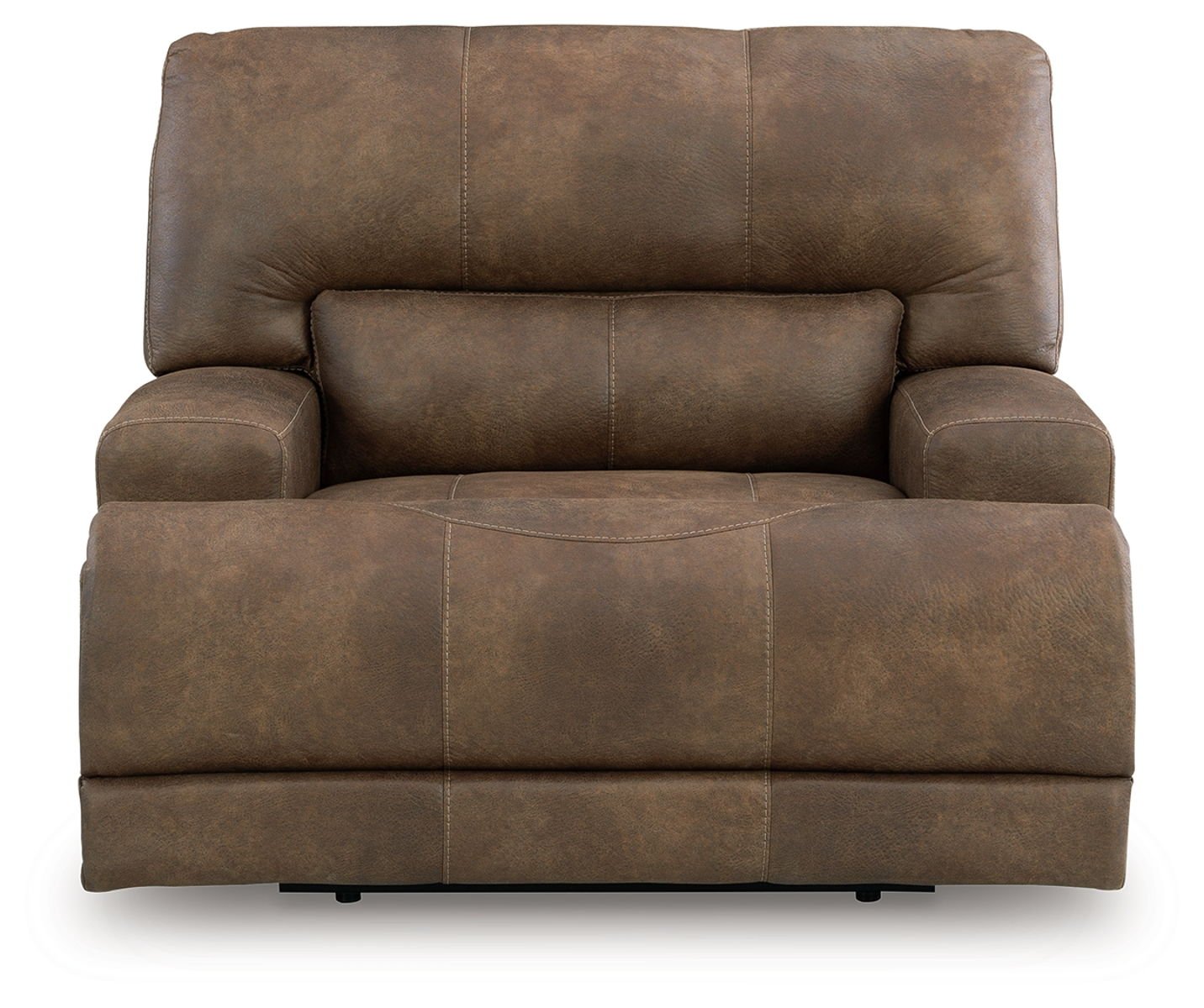 Beckley Place - Power Recliner With Adjustable Headrest - Earth - Image 4