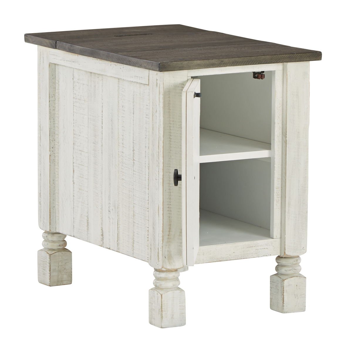 Havalance - Chair Side End Table - White / Gray - Image 4