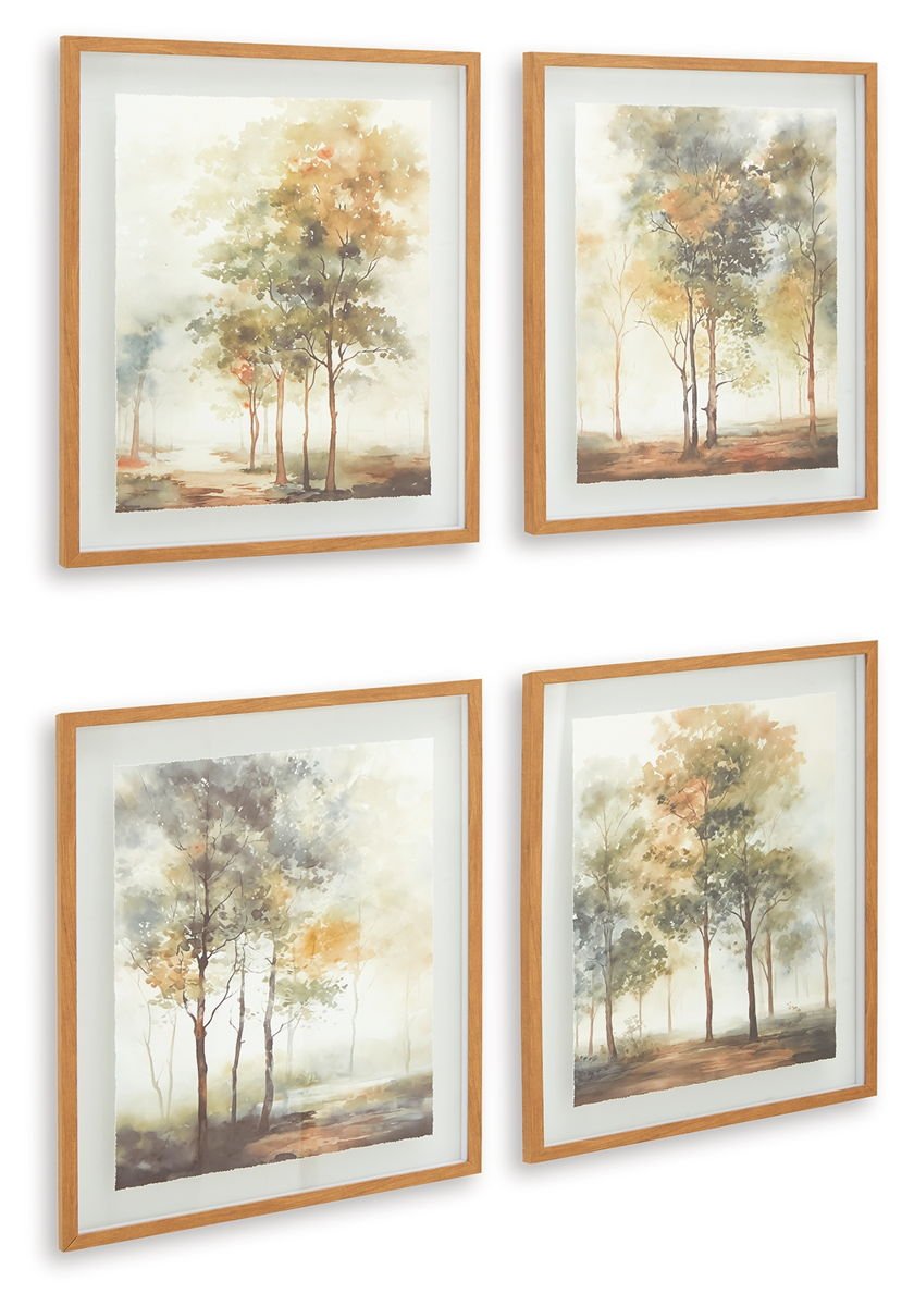 Bryneford - Wall Art Set (Set of 4) - Multi - Image 4