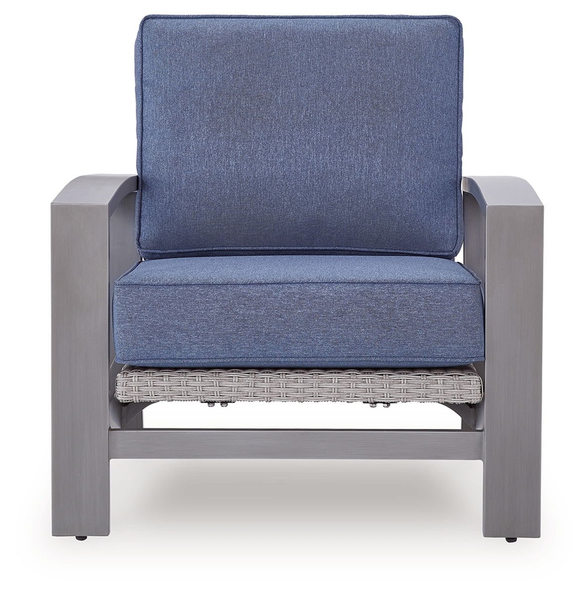 Half Moon Beach - Spring Lounge Chair - Blue / Gray - Image 2