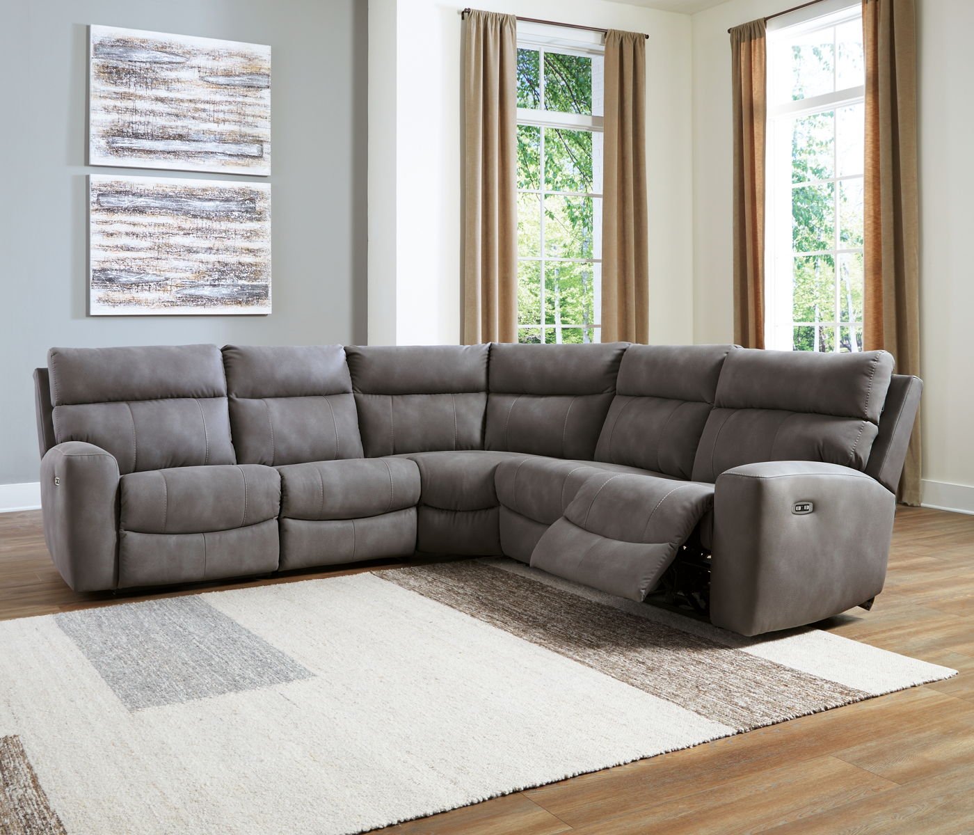 Next-Gen Durapella - Power Reclining Sectional Set - Image 13
