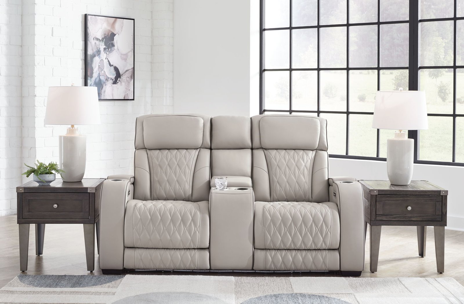 Boyington - Power Reclining Loveseat With Console/Adj Hdrst - Image 7