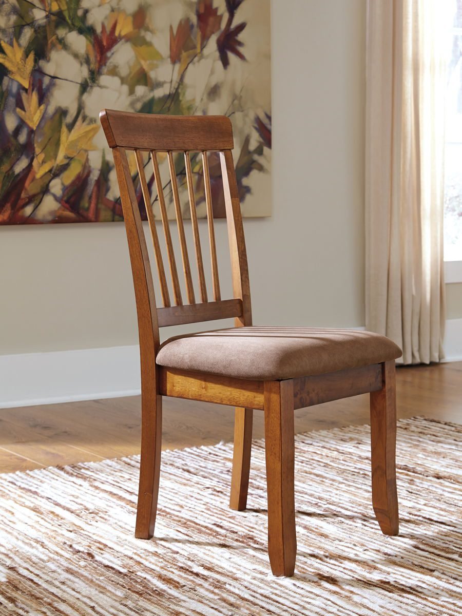 Berringer - Dining UPH Side Chair (Set of 2) - Rustic Brown - Image 2