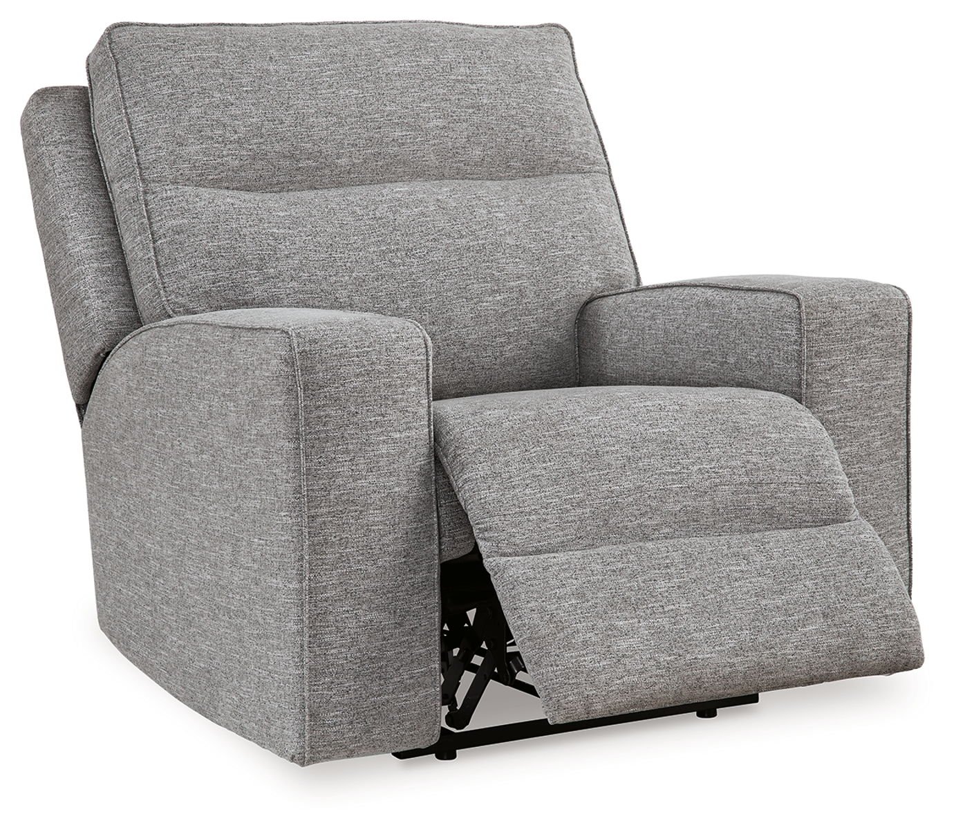 Biscoe - Power Recliner /Adj Headrest - Pewter - Image 2