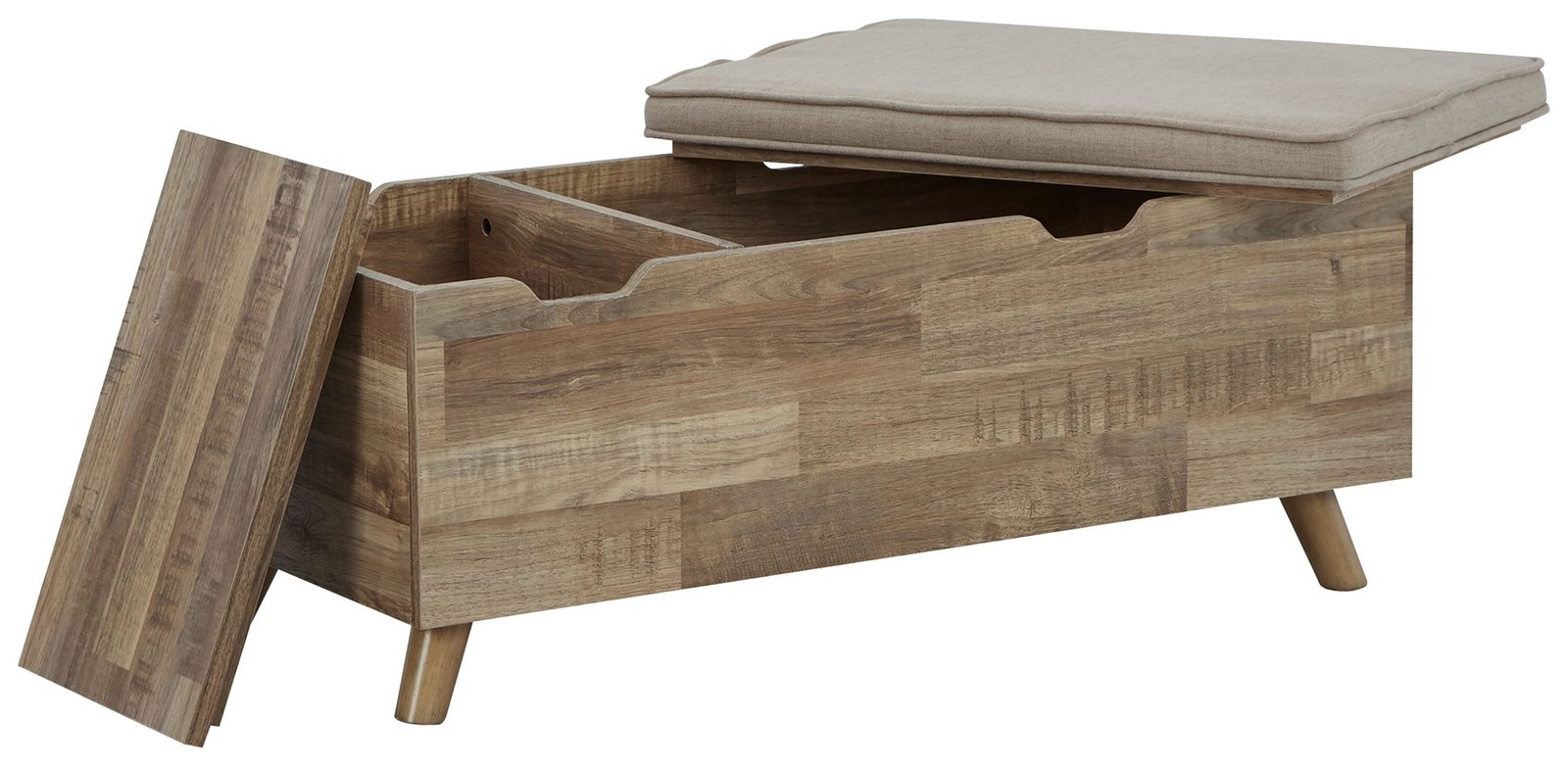 Gerdanet - Storage Bench - Beige - Image 2