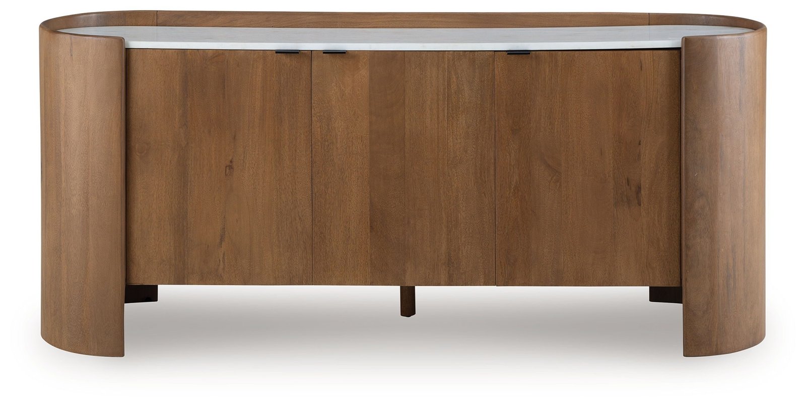 Fitzroy - Accent Cabinet - Brown / White - Image 2