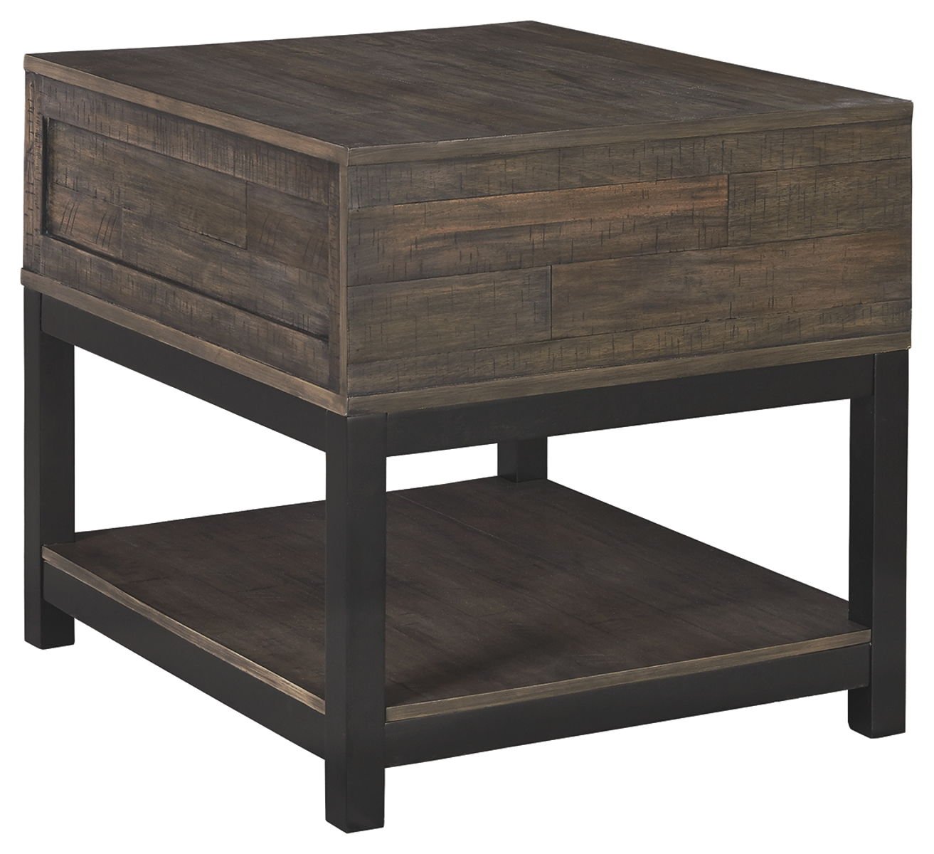 Johurst - Rectangular End Table - Grayish Brown - Image 3
