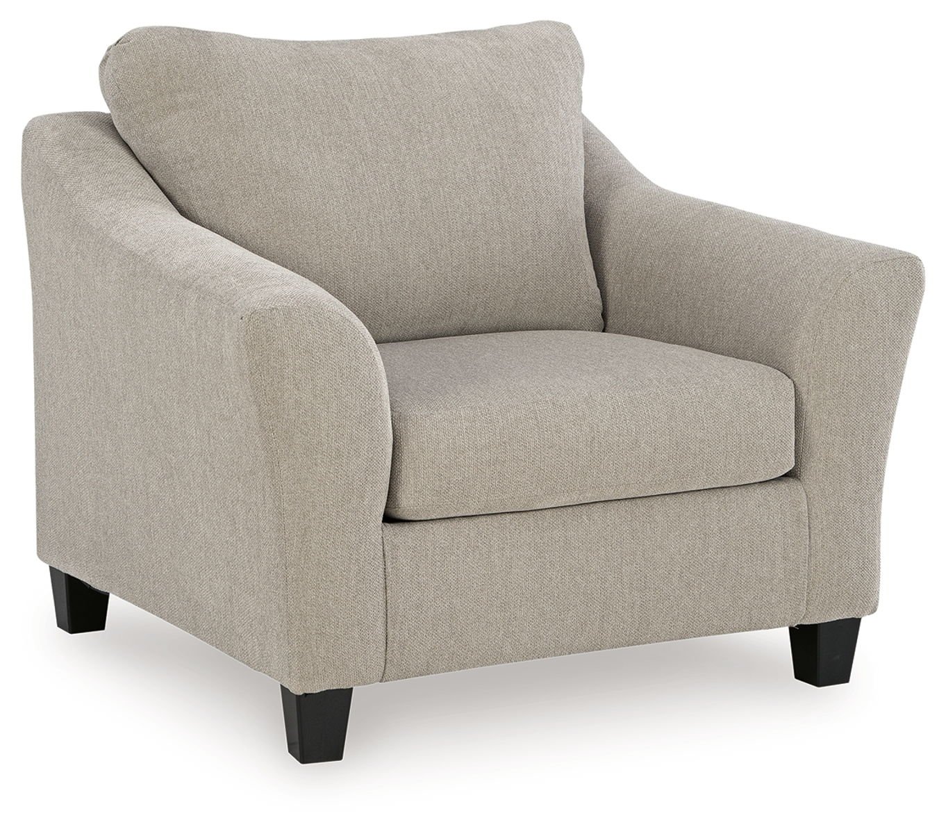 Willarae - 2 Pc. - Chair And A Half, Ottoman - Taupe - Image 2