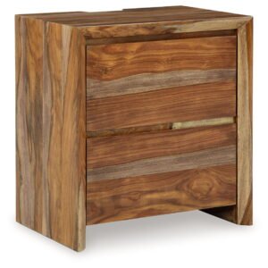Dressonni - Two Drawer Night Stand - Brown
