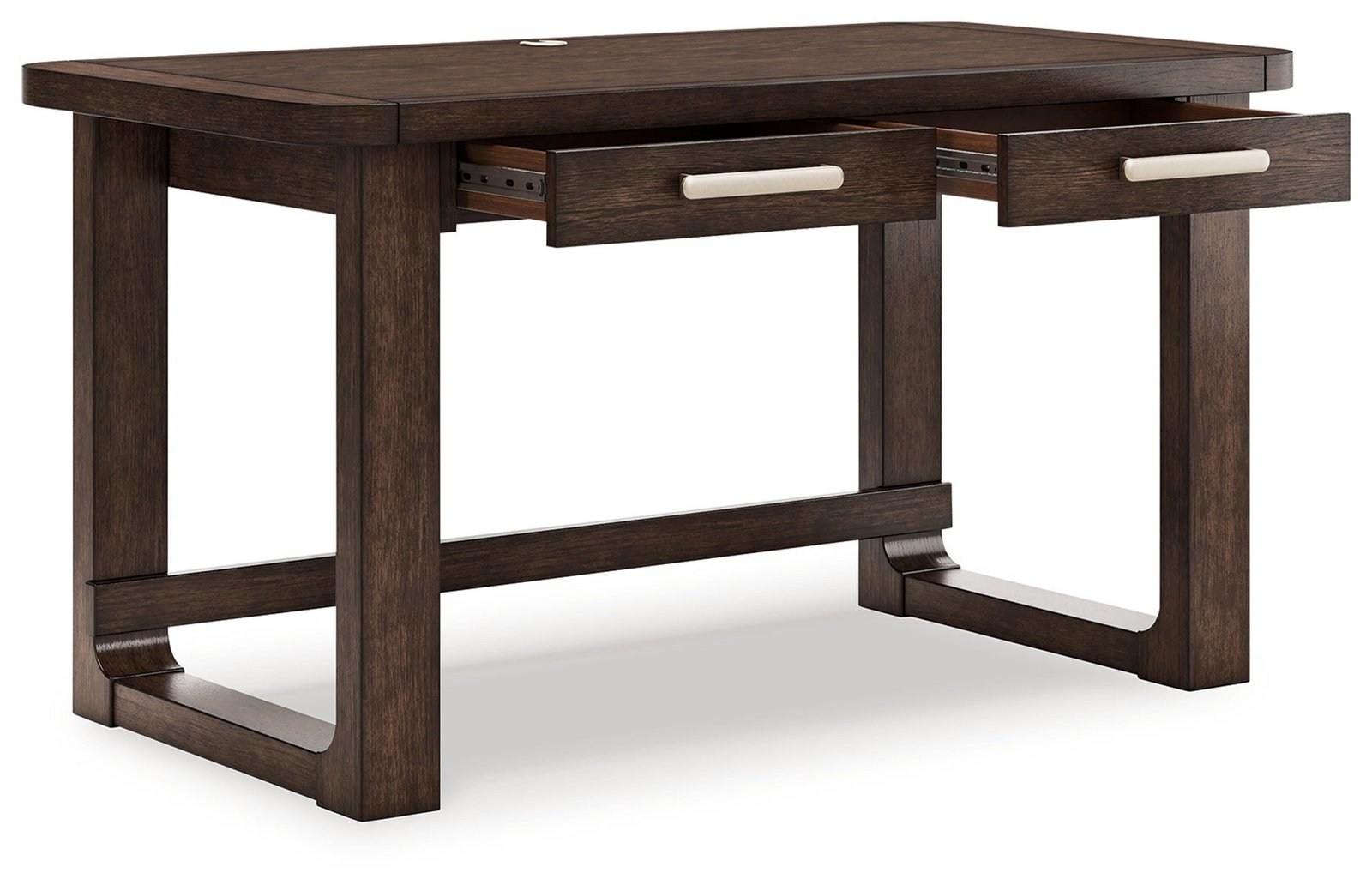 Breckington - Home Office Desk - Dark Brown - Image 3