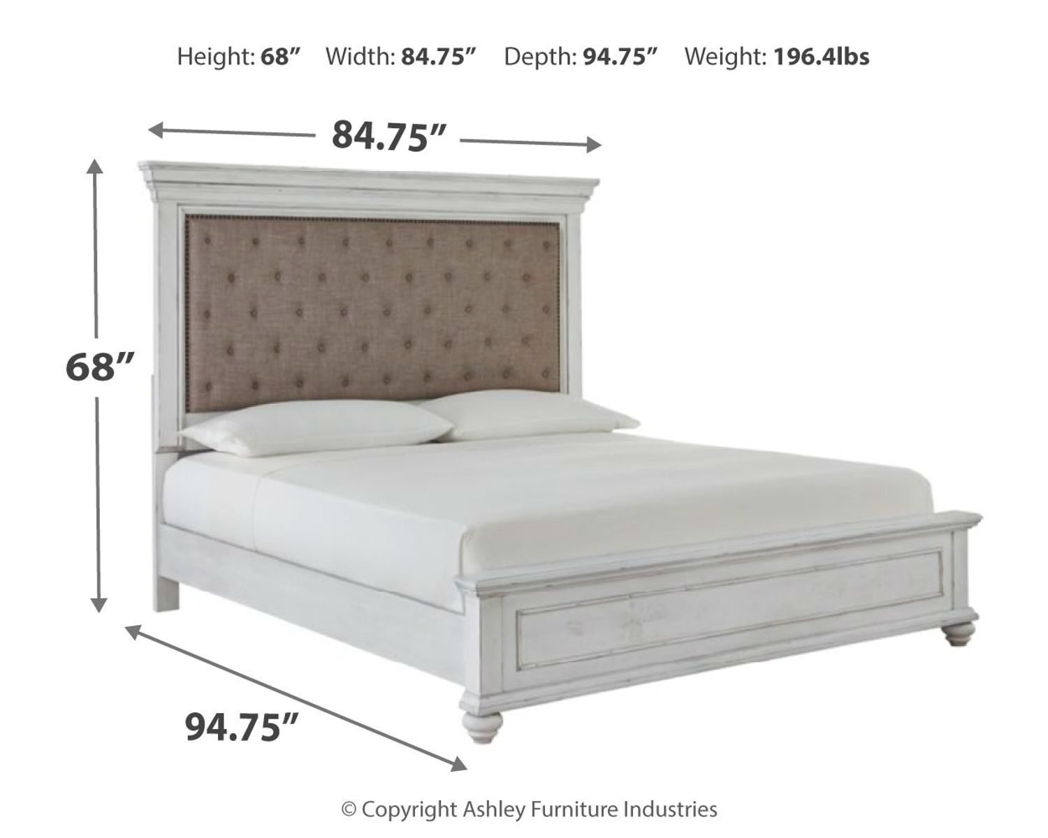 Kanwyn - Upholstered Panel Bed - Image 4