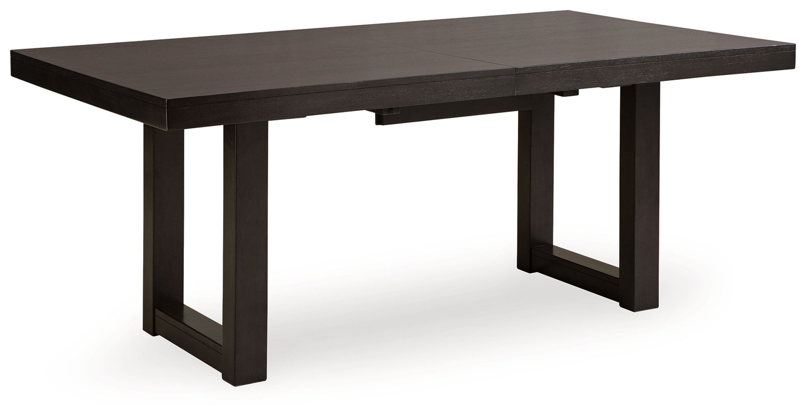 Neymorton - 7 Pc. - Rectangular Extension Table, 6 Side Chairs - Dark Grayish Brown - Image 2