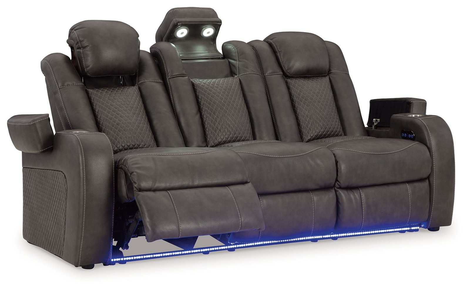 Fyne-dyme - Power Reclining Sofa With Adj Headrest - Image 4