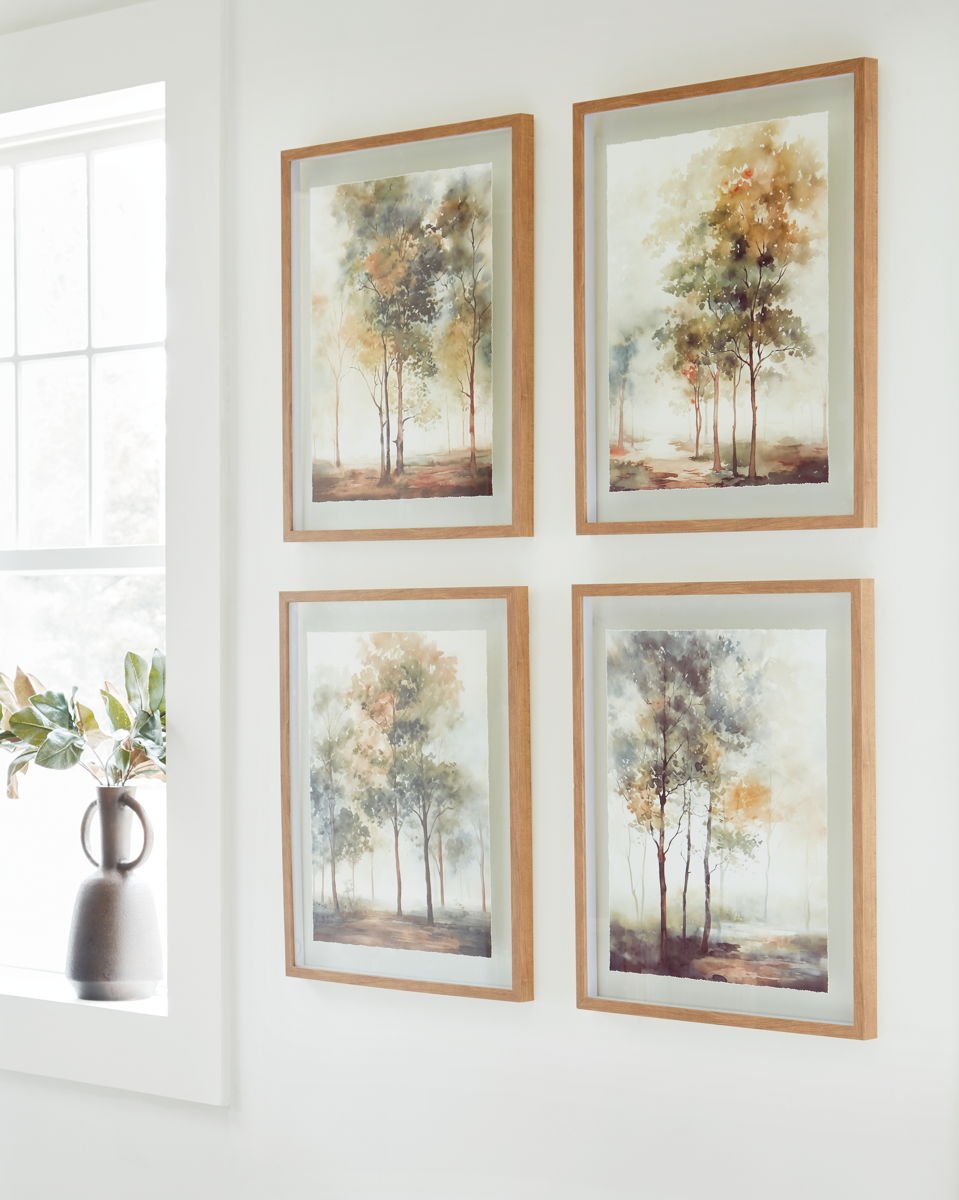 Bryneford - Wall Art Set (Set of 4) - Multi - Image 3