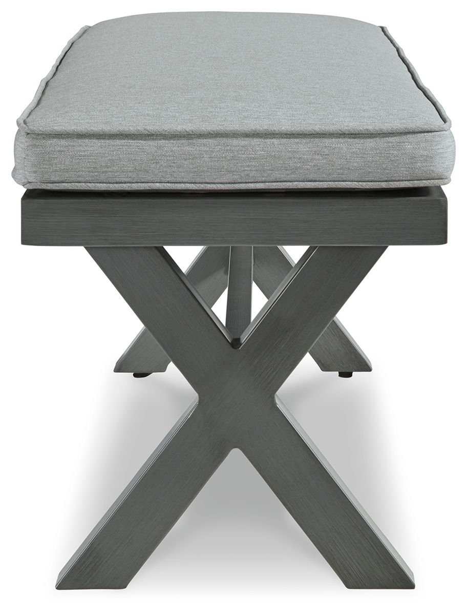 Elite Park - Bench With Cushion - Gray - Image 3
