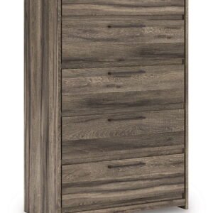 Elbrim - Five Drawer Chest - Brown