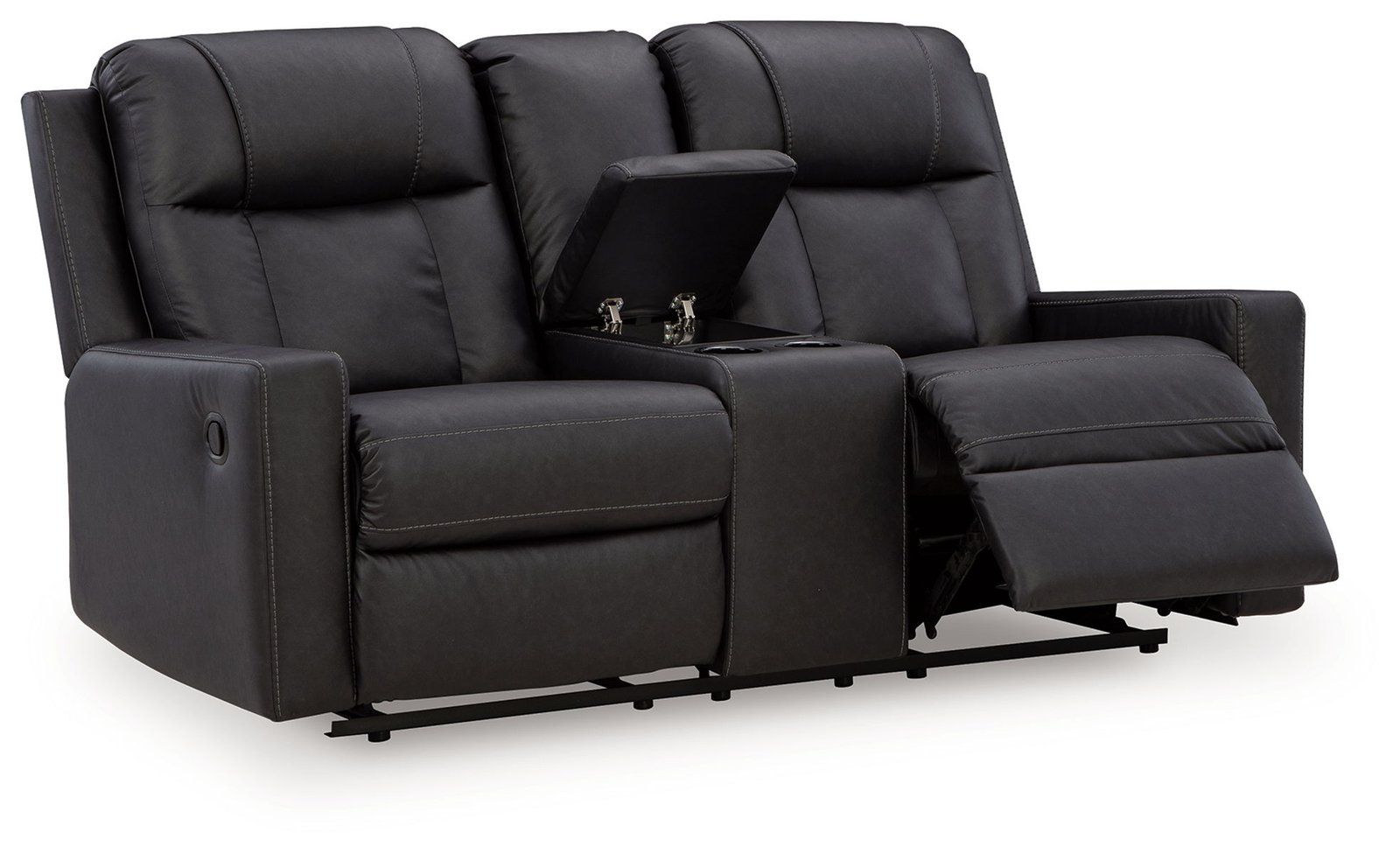 Mackmenville - Double Reclining Loveseat With Console - Image 2