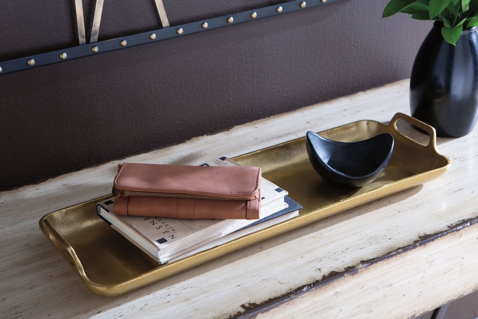 Posy - Tray - Gold Finish - Image 4