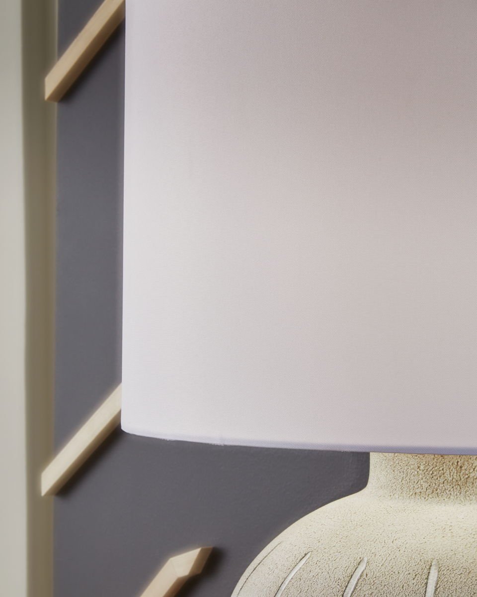 Calbert - Poly Table Lamp - Warm Gray - Image 2