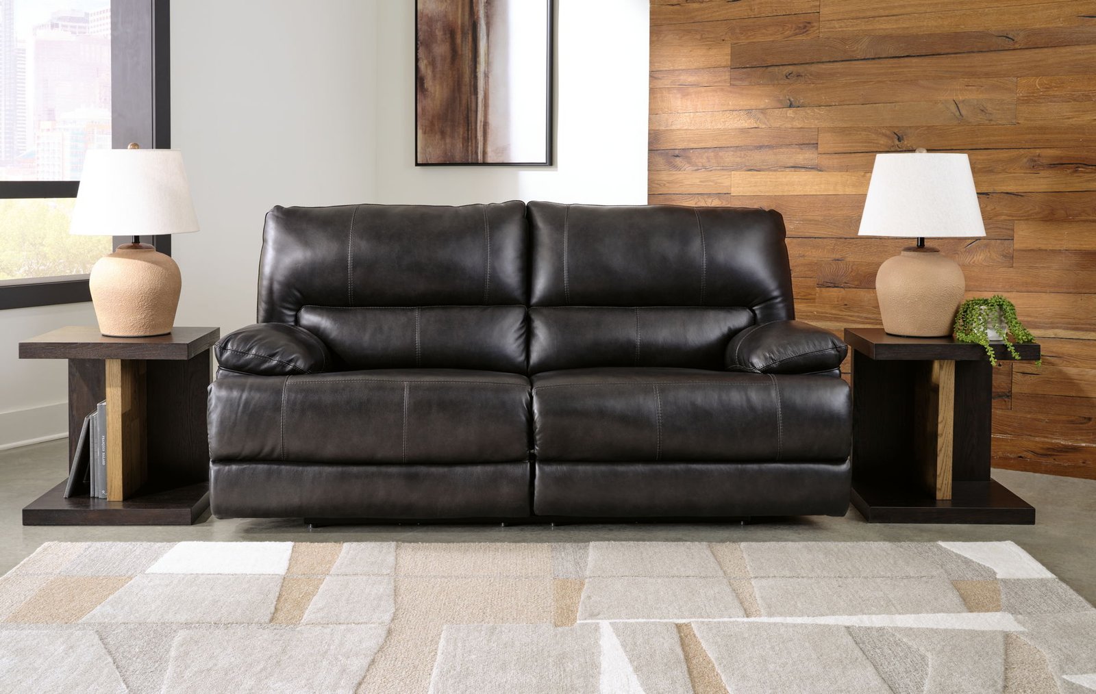 Mountainous - 2 Seat Power Reclining Sofa With Adj Headrest - Eclipse - Image 3