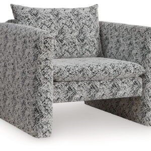 Kenbell - Accent Chair - Black / White