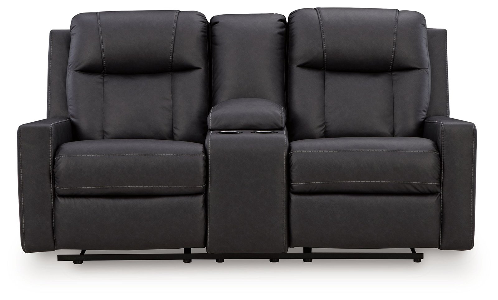 Mackmenville - Double Reclining Loveseat With Console - Image 5